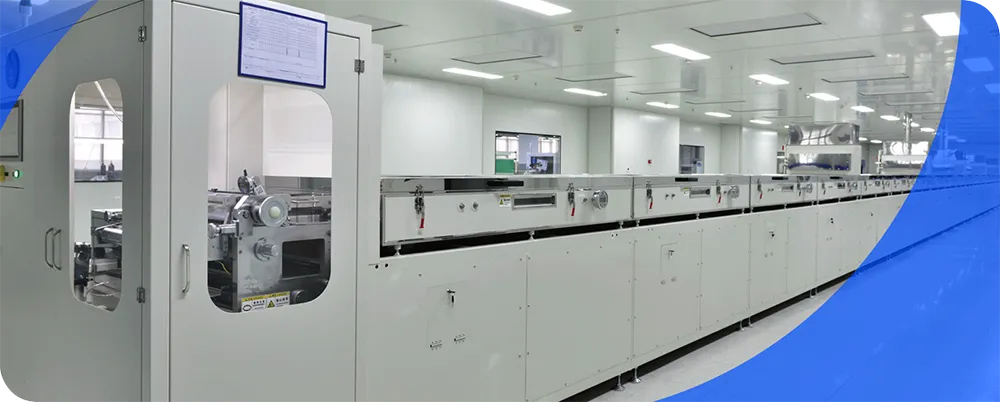 现代化电子陶瓷生产车间